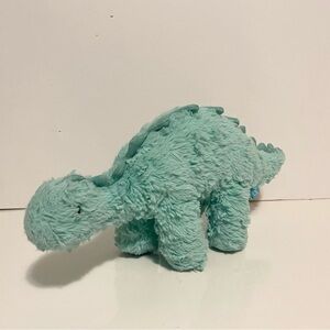 MANHATTAN TOY Company Little Jurassics Chomp Stegosaurus Dinosaur Plush Teal